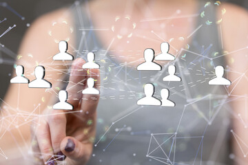  Digital Network and data concept.