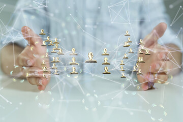 team hierarchy connection group digital