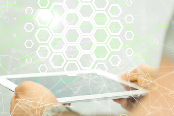 conference Digital Network and data concept 3d