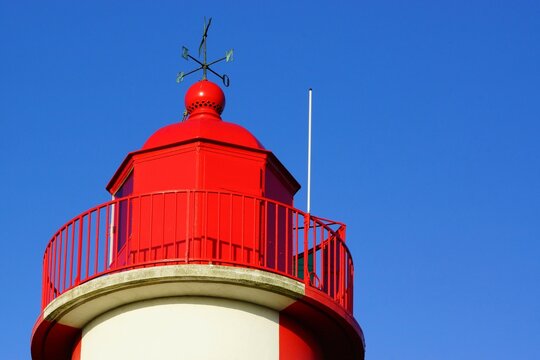 Gros plan phare mer