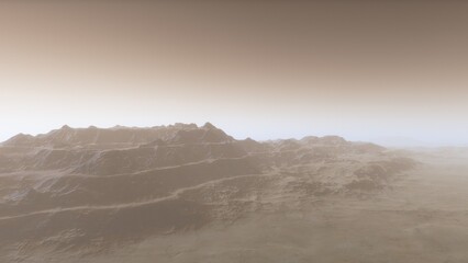 Deserted alien planet
