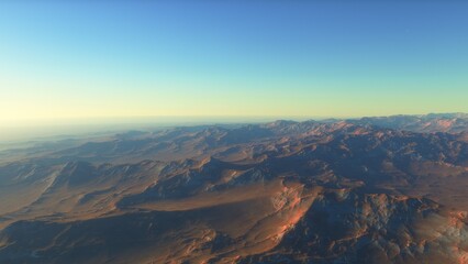 Deserted alien planet
