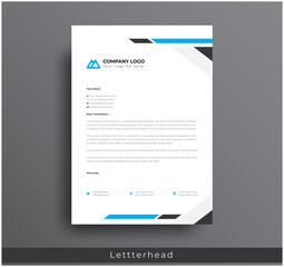 Modern Creative & Clean business style letterhead bundle of your corporate project design.set to print with vector & illustration. corporate letterhead bundle.