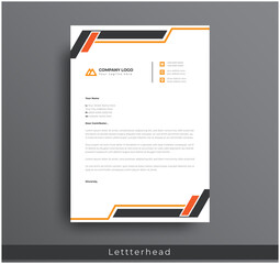 Modern Creative & Clean business style letterhead bundle of your corporate project design.set to print with vector & illustration. corporate letterhead bundle.
