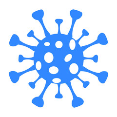 Fototapeta premium Corona, coronavirus, covid, covid-19, microorganism, pandemia icon
