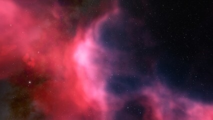 nebula gas cloud in deep outer space
