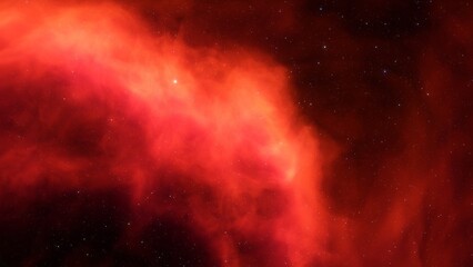 nebula gas cloud in deep outer space
