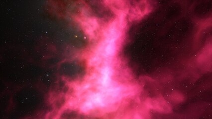 nebula gas cloud in deep outer space
