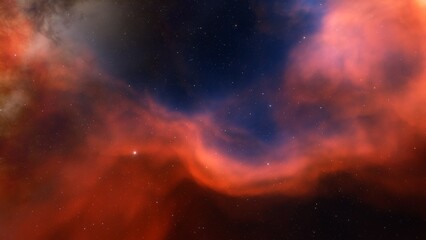 Fototapeta premium nebula gas cloud in deep outer space 