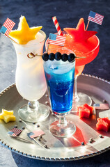 Refreshing cocktails to celebrate the 4th of July.