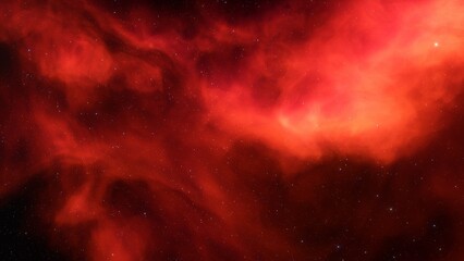 nebula gas cloud in deep outer space
