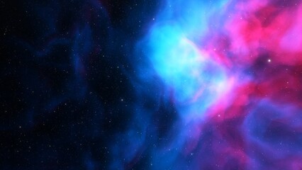 nebula gas cloud in deep outer space
