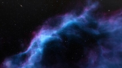 nebula gas cloud in deep outer space
