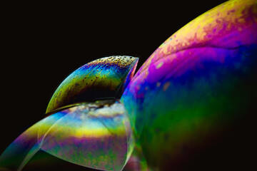 rainbow in the glass