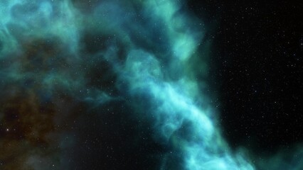 nebula gas cloud in deep outer space
