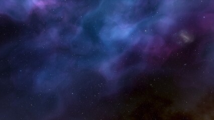 nebula gas cloud in deep outer space
