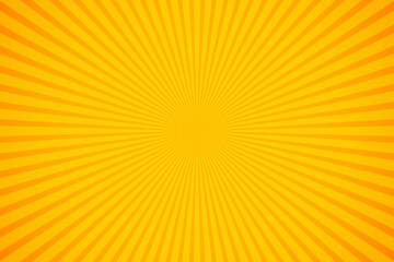 Bright orange and yellow rays background