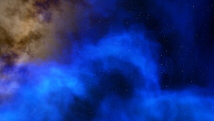 Universe filled with stars, nebula and galaxy
