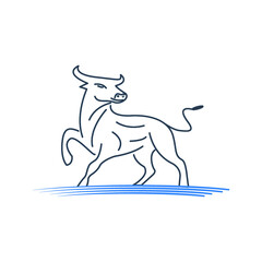 Cow silhouette icon
