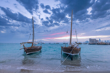 Traditional Dhow Boat Festival Doha Qatar