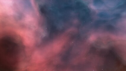 Space of night sky with cloud and stars
