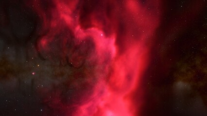 Space of night sky with cloud and stars
