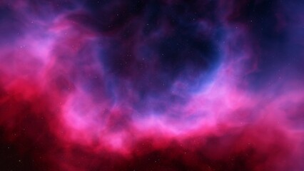 Naklejka premium Space of night sky with cloud and stars 