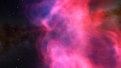 Universe filled with stars, nebula and galaxy
