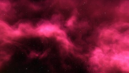 Fototapeta premium Cosmic background with a blue purple nebula and stars 