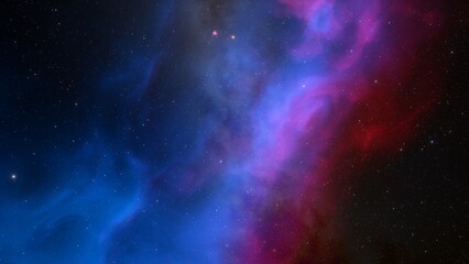 Obraz premium Night sky - Universe filled with stars, nebula and galaxy 