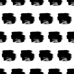 Seamless Pattern with hand drawn scribble smears