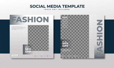 Fashion sale social media post template
