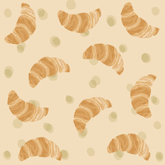 Croissants Background
