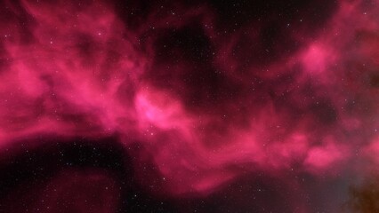 bright nebula, nebula in space, majestic red-purple nebula, beautiful space background 3D render
