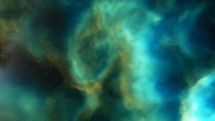 bright nebula, nebula in space, majestic red-purple nebula, beautiful space background 3D render  © ANDREI