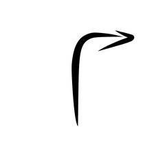 Arrow hand drawn icon, vector stock, icon vector, arrows