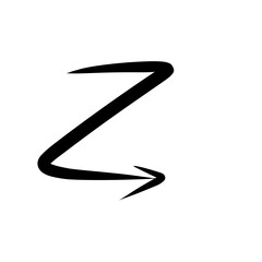 Arrow hand drawn icon, vector stock, icon vector, arrows