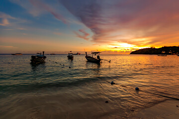 Fototapeta na wymiar Koh Lipe, Thailand at sunset