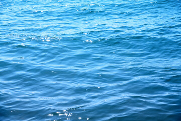 Naklejka premium Blue sea water background texture