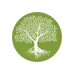 Obraz premium summer tree svg icon