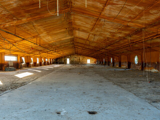 abandoned factory building