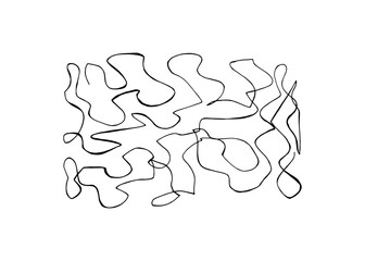 Graffiti line hand drawn vector black and white web 