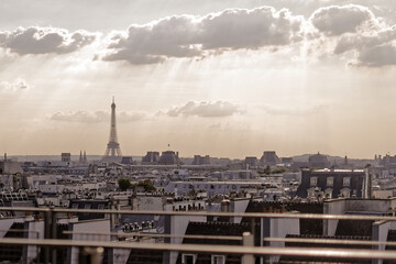 Sunny Day Paris Skyline 