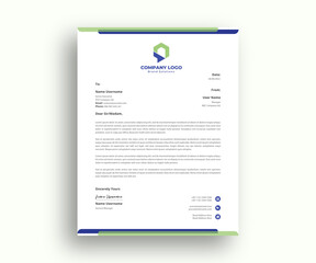 simple official cover letter Design template
