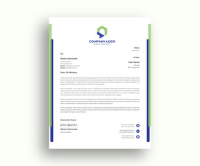 standard official cover letter Design template