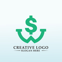 We need a powerful logo for a new personal finance blog letter WS