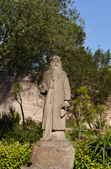 Ramon Llull statue- Santuary de Cura - Mallorca