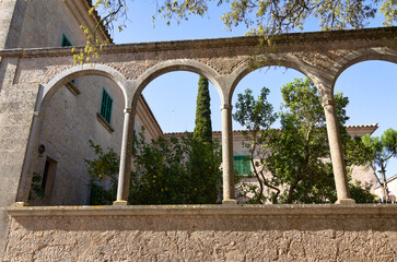 gothic arches - Santuary de Cura - Mallorca