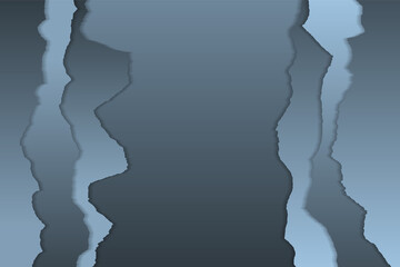 Abstract gradeint vector background with paper torn edges border.