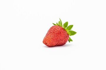 strawberry on white background